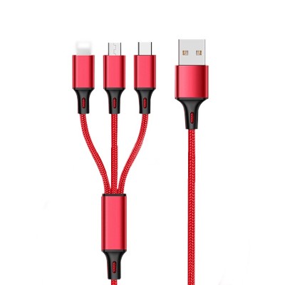 一拖三數據線編織系列 一拖三數據線編織系列