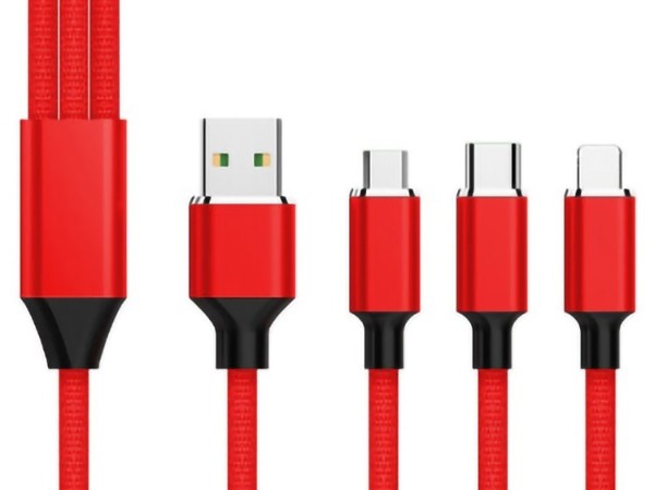 三合一數據線，一拖三數據線，一線三用，使用更方便