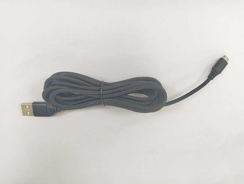 3米2A布藝編織安卓數據線，安卓數據線定制廠家