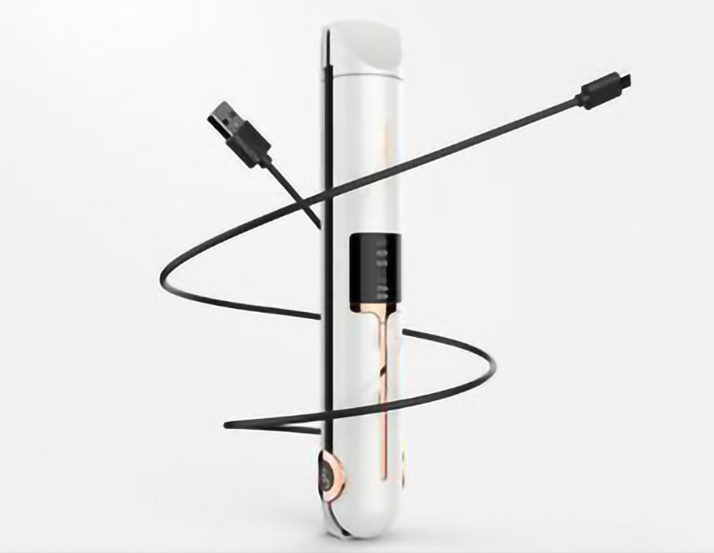 學生直板夾USB充電數據線，聯鑫德誠USB數據線定制廠家