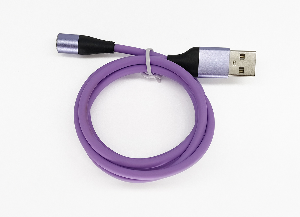 液態硅膠7Pin磁吸數據線，可傳輸數據帶LED燈